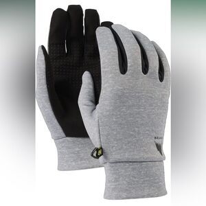 BURTON XL Men’s Touch N Go Liner Gray Heather Gloves All Season